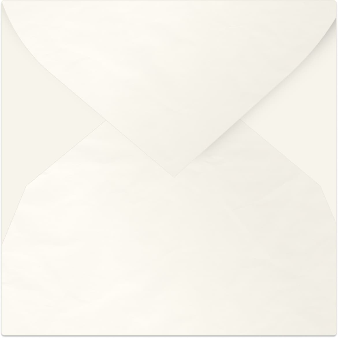 A cream wedding envelope